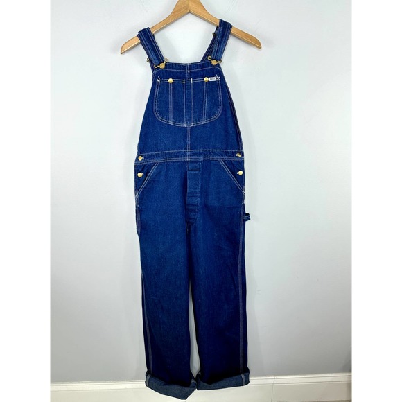 Lee Other - Vintage Unisex Lee Button Fly Lightweight Jelt Denim Bib Overalls